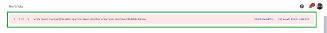 Cara Verifikasi Identitas Google Adsense HARMANSYAH BLOG