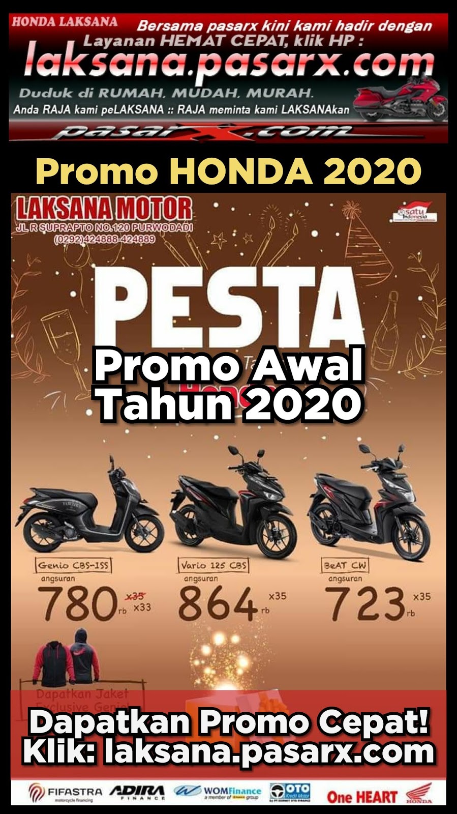 Brosur Harga Honda 2020