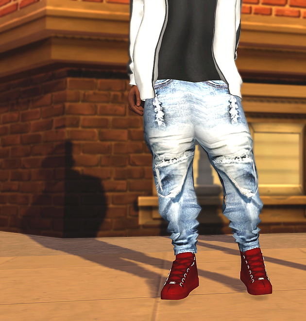 Sims 4 Urban Jeans Cc