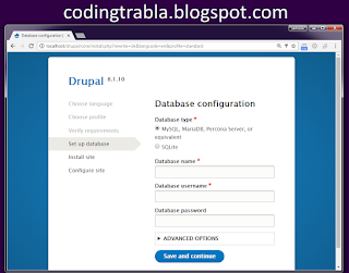 Install Drupal 8.1.10 opensource PHP CMS on Windows 7 XAMPP tutorial 1