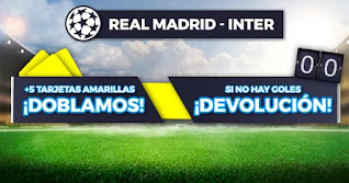 Paston promocion Real Madrid vs Inter 3-11-2020 Paston promocion Real Madrid vs Inter 3-11-2020