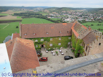 Hammelburg Schloss Saaleck Aussicht