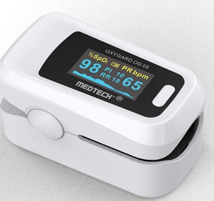 Medtech OG-05 Finger Tip Pulse Oxymeter for pulse oximeter for oxygen check