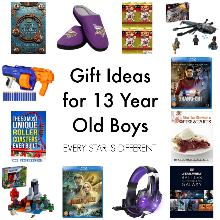 Gift Ideas for 13 Year Old Boys - Every Star Is Different
