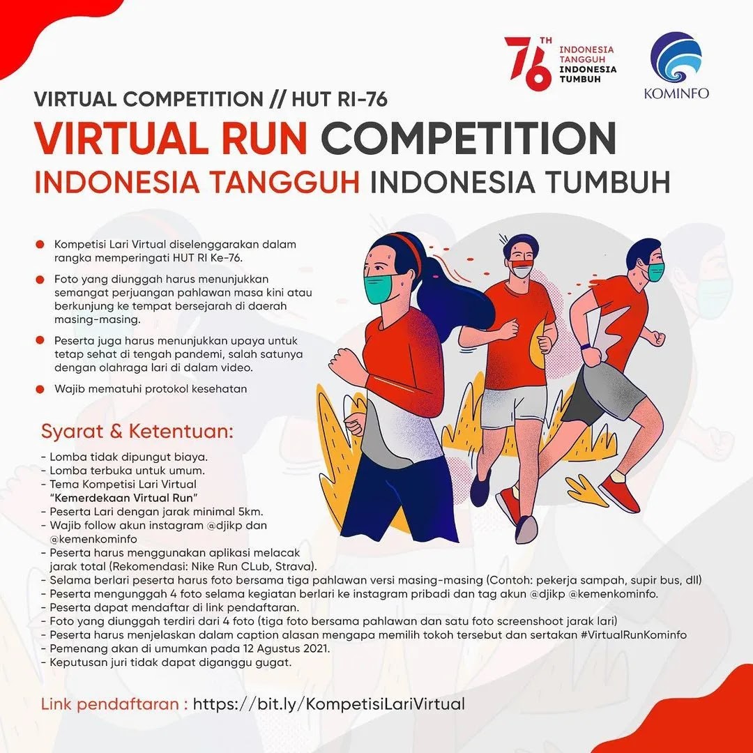 Virtual Run 🔍 Virtual Run Kominfo • 2021 Virtual Run 👟 Virtual Run Kominfo • 2021