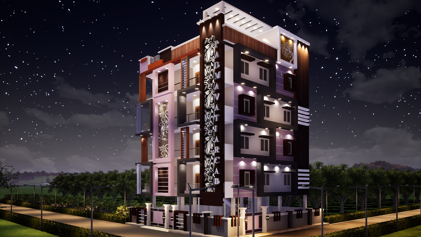 S3 Designs9 Best apartment elevations Apartment elevation design