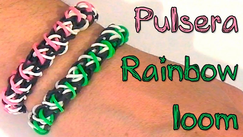 Pulsera Rainbow Loom - Rainbow loom bracelet - DIY