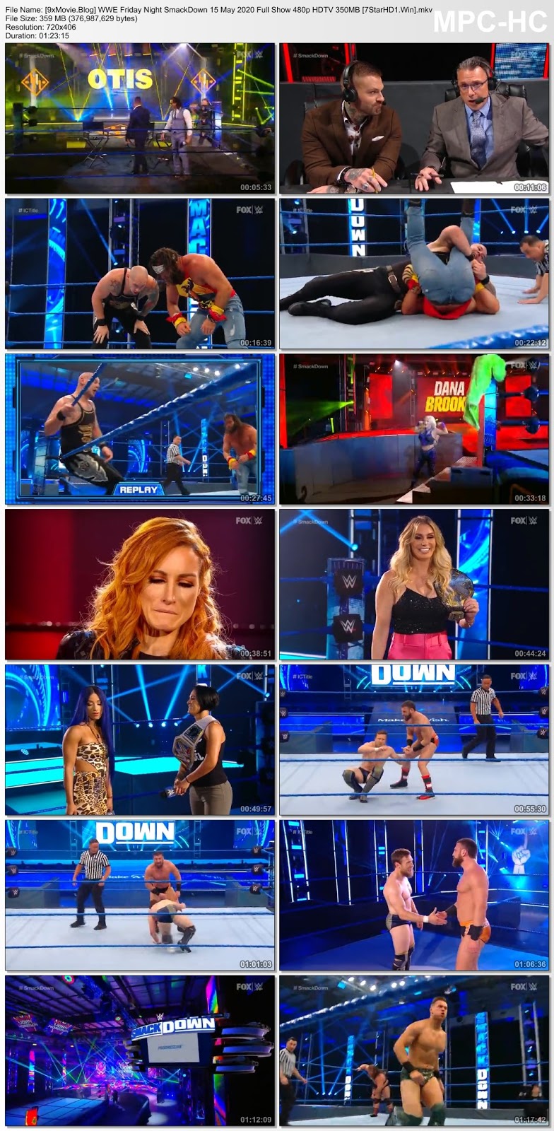 WWE Friday Night SmackDown 15 May 2020 Full Show 480p HDTV x264 350MB