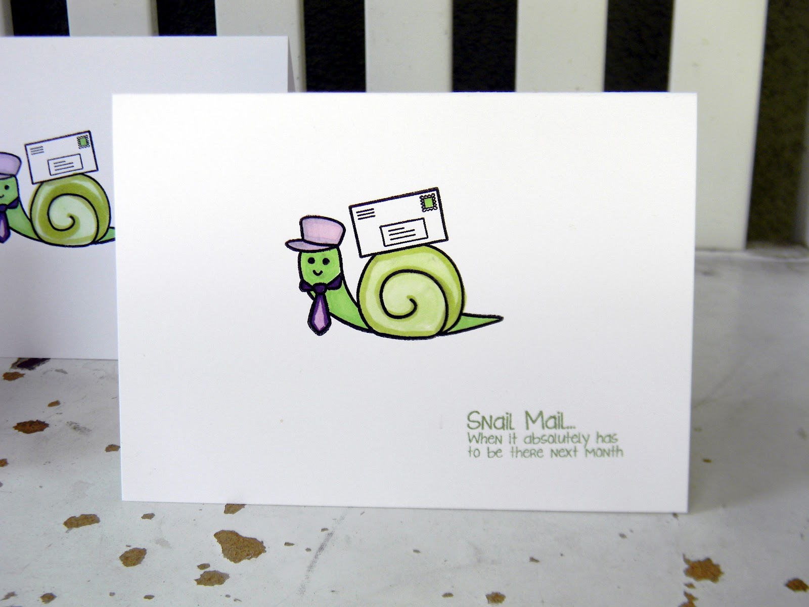 Jaded Blossom CAS Snail Cards