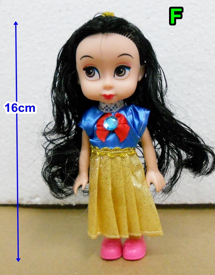 BongBongIdea CUTE DOLL WITH LONG HAIR HEIGHT 16CM