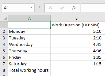 tijd toevoegen in Excel