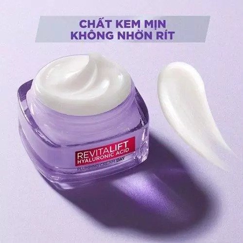 Review kem dưỡng L'Oreal Revitalift Hyaluronic Acid Plumping Day Cream