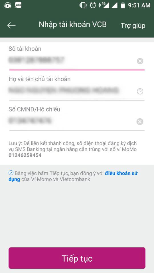 huong dan lien ket vcb voi vi momo huong dan lien ket vcb voi vi momo