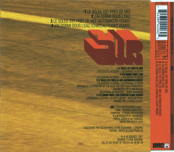 Andrew's Album Art Air Le Soleil Est Près De Moi (1997) Andrew's Album Art Air Le Soleil Est Près De Moi (1997)