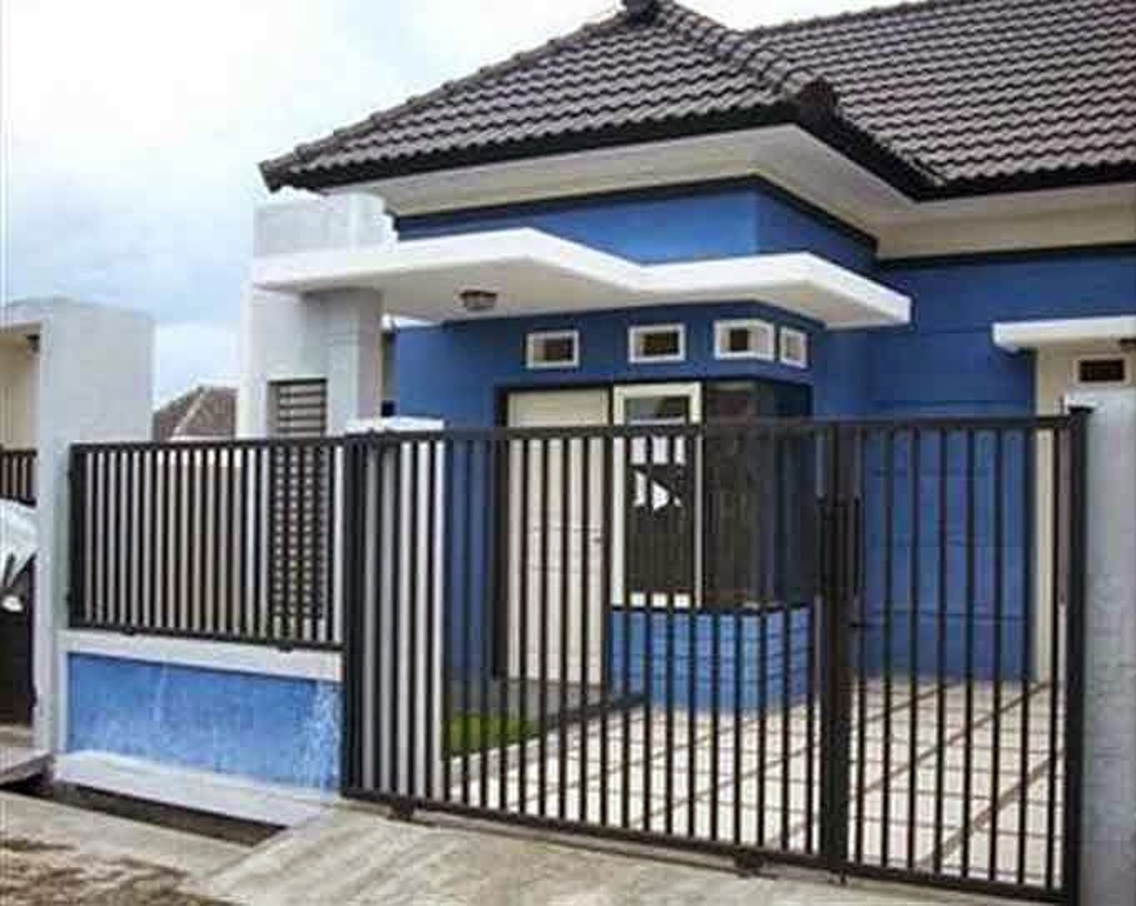Rumah Minimalis Biru Arsitek Rumahan