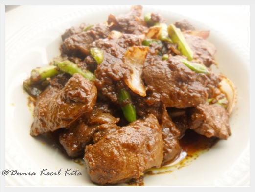 Resepi Hati Lembu Goreng / Resepi Hati Lembu Masak Kicap Berempah