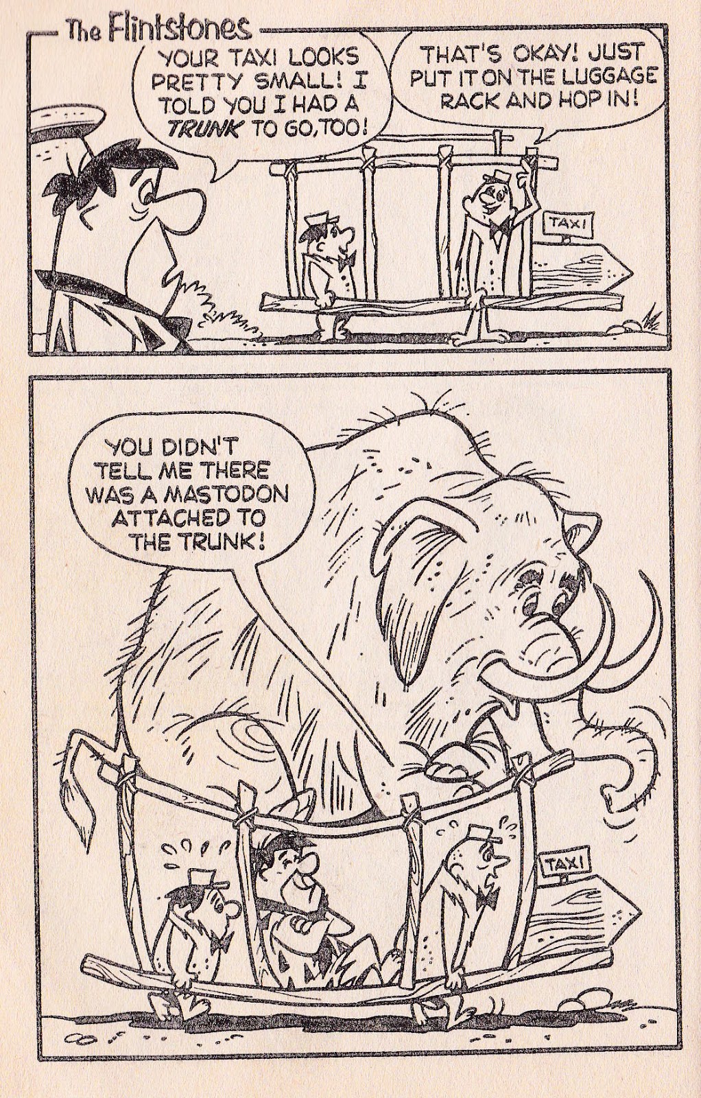 Mike Lynch Cartoons THE FLINTSTONES FEATURING PEBBLES by Gene Hazelton