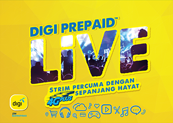 Digi Prepaid Live Free Video & Music Streaming