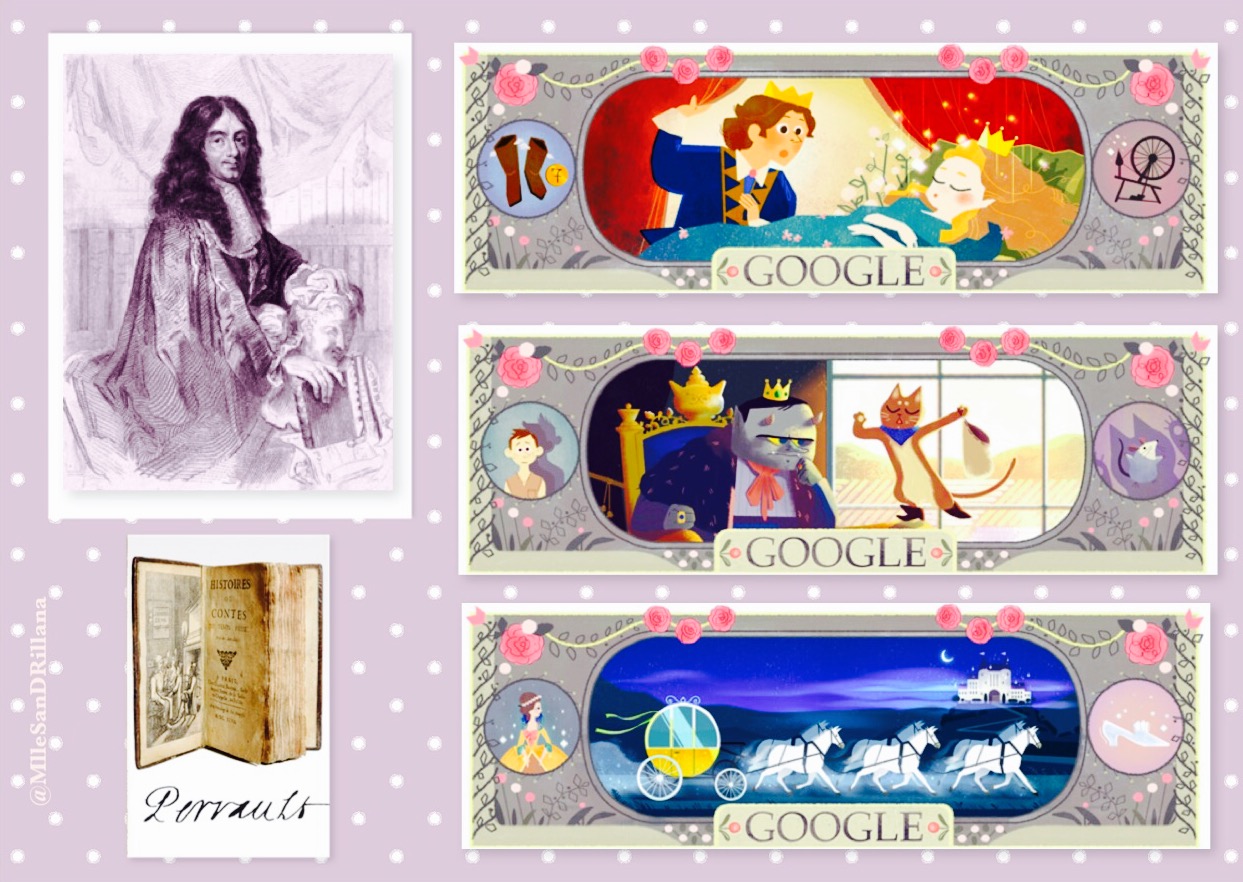 Mademoiselle SanDRillana Il était une fois... le doodle de Perrault