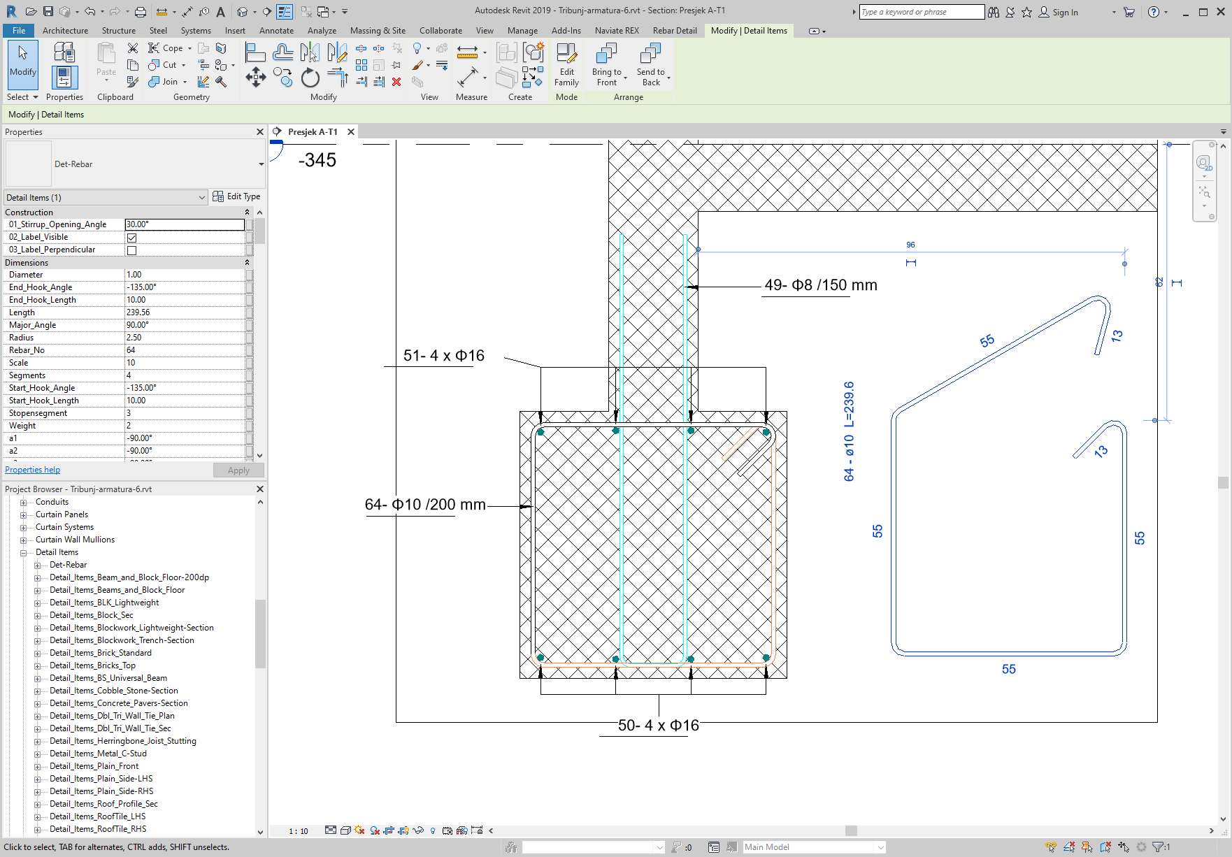 Revit AddOns Rebar Detailing