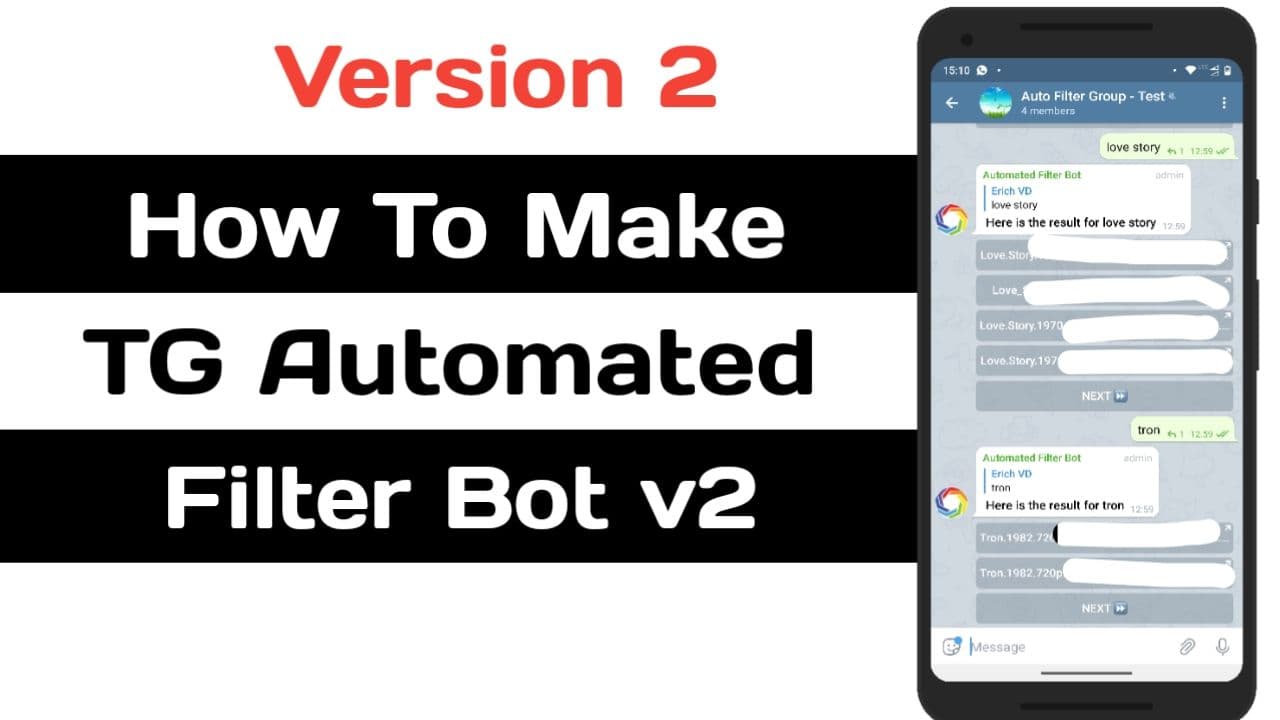 How To Make Telegram Automated Filter Bot V2 Unlimited Filters & Channels