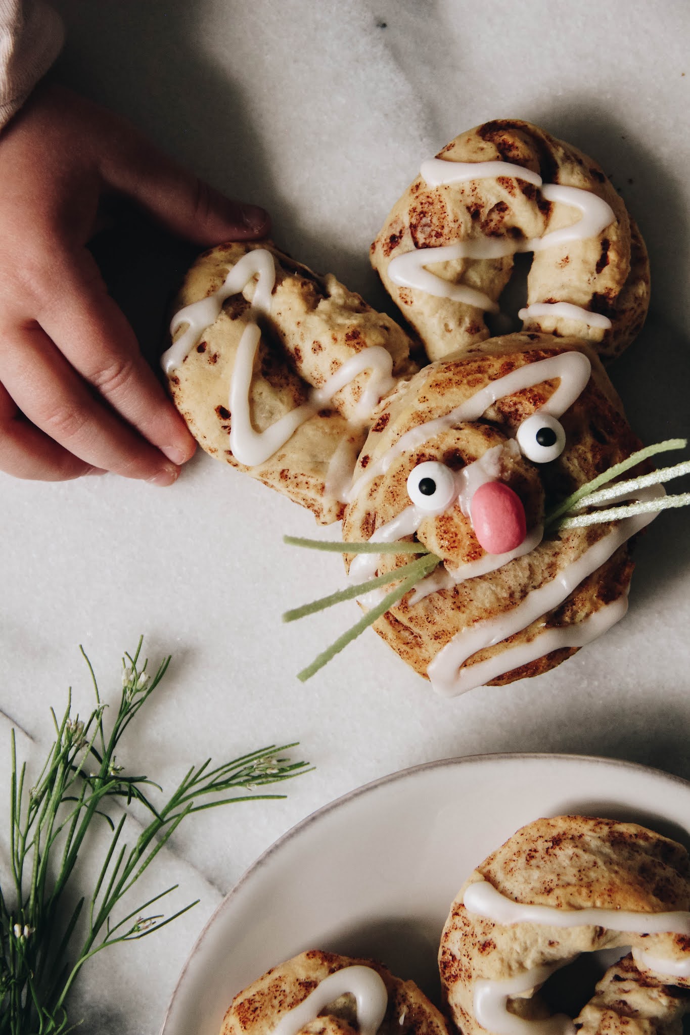 Cinnamon Roll Bunnies Home On Oak