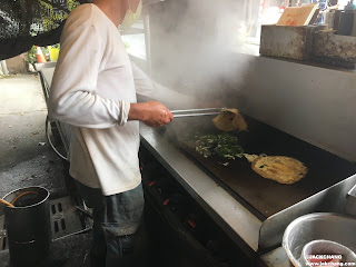 Yilan Food|Luo jia scallion pancake roll, packed full of sanxing green onion, you can definitely eat the unique green onion pancake roll