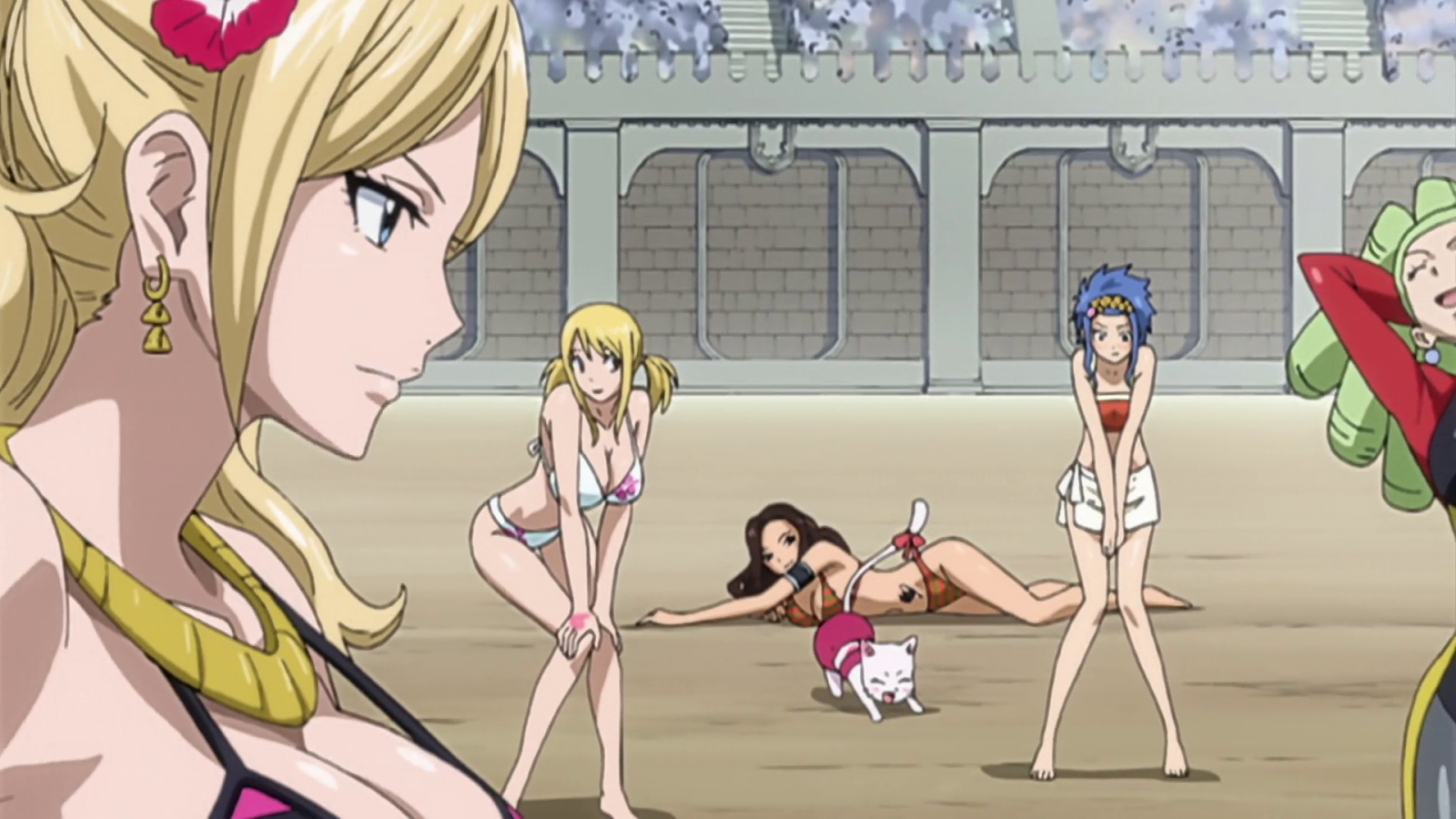 Fairy Tail Swimsuit Challenge.