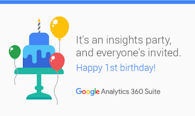 Happy 1st Birthday, Google Analytics 360 Suite! It’s an insights party, everyone’s invited