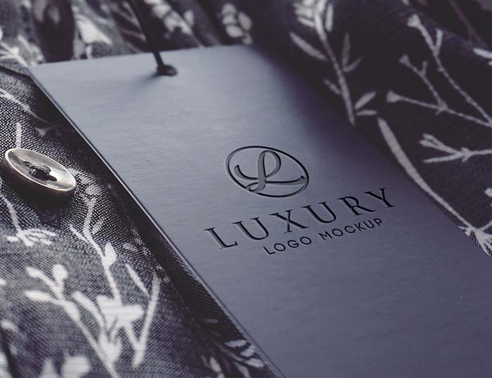 Luxury Logo Znak PSD Mockup Free Download