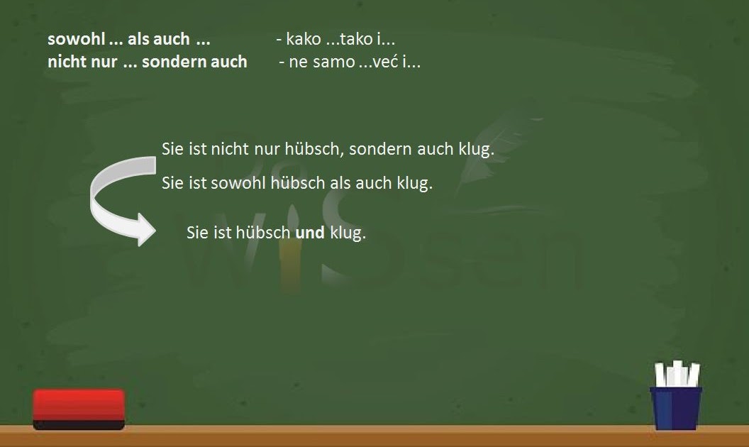 Višedijelni veznici SOWOHL ALS AUCH...; NICHT NUR, SONDERN AUCH