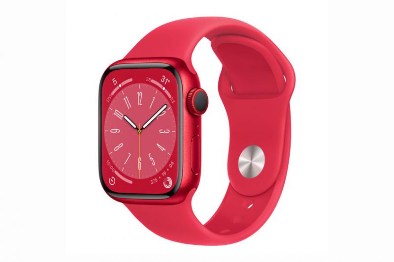 Đồng hồ Apple Watch Series 8 GPS 41mm Red – Viền nhôm, Dây cao su – MNP73VN/A – Hàng chính hãng