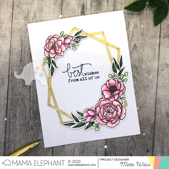 mama elephant | design blog: Stamp Highlight: Corner Flowers