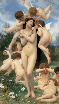 The Return of Spring painting William Adolphe Bouguereau