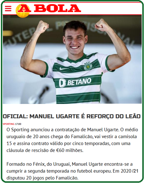 Leoninamente!!!: Bem vindo Manuel Ugarte!!!