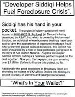 Anti-Siddiqui union flier. Note the poor spelling.