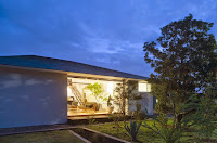 Ibaraki Contemporary Glass Roof House Design with Traditional Shape