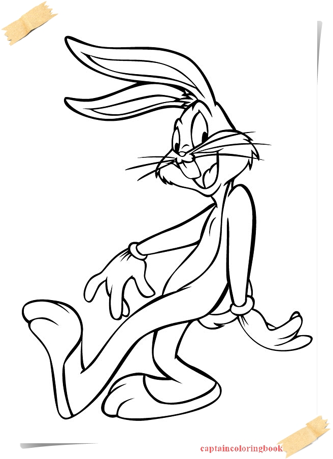 Bugs Bunny Coloring Pages - Coloring Page