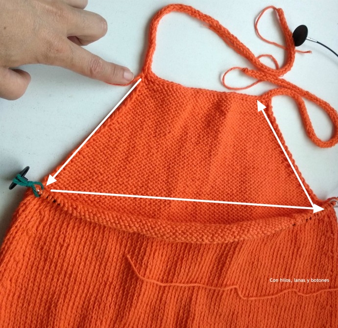 Con hilos, lanas y botones: Top Ámbar (patrón gratis)