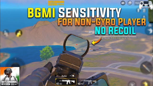 Best BGMI sensitivity without Gyroscope  non-gyro players