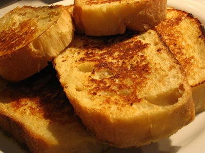 Eggnog & Rum French Toast