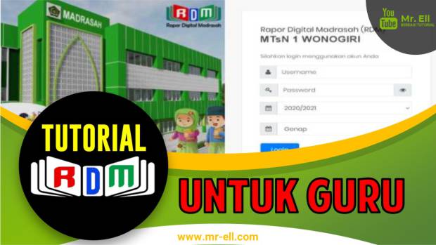 Tutorial Lengkap Rapor Digital Madrasah (RDM) Untuk Guru