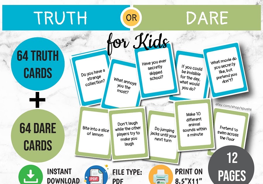 Keshalish: Truth Or Dare Questions For Kids | Truth Or Dare Game For Family  And Friends
