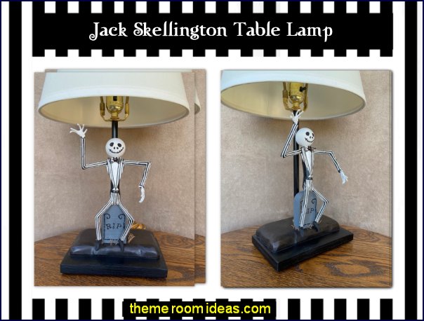 Nightmare Before Decor, Jack Skellington Table Lamp