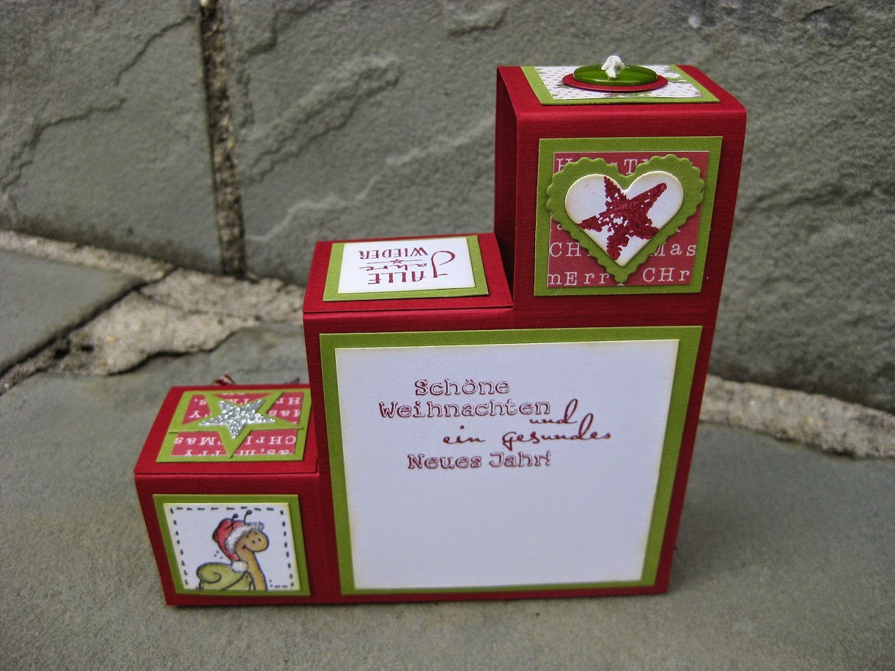 Paper Projects Weihnachtstafel Mit Aufklebern – Belohnungssystem Für Die Adventszeit