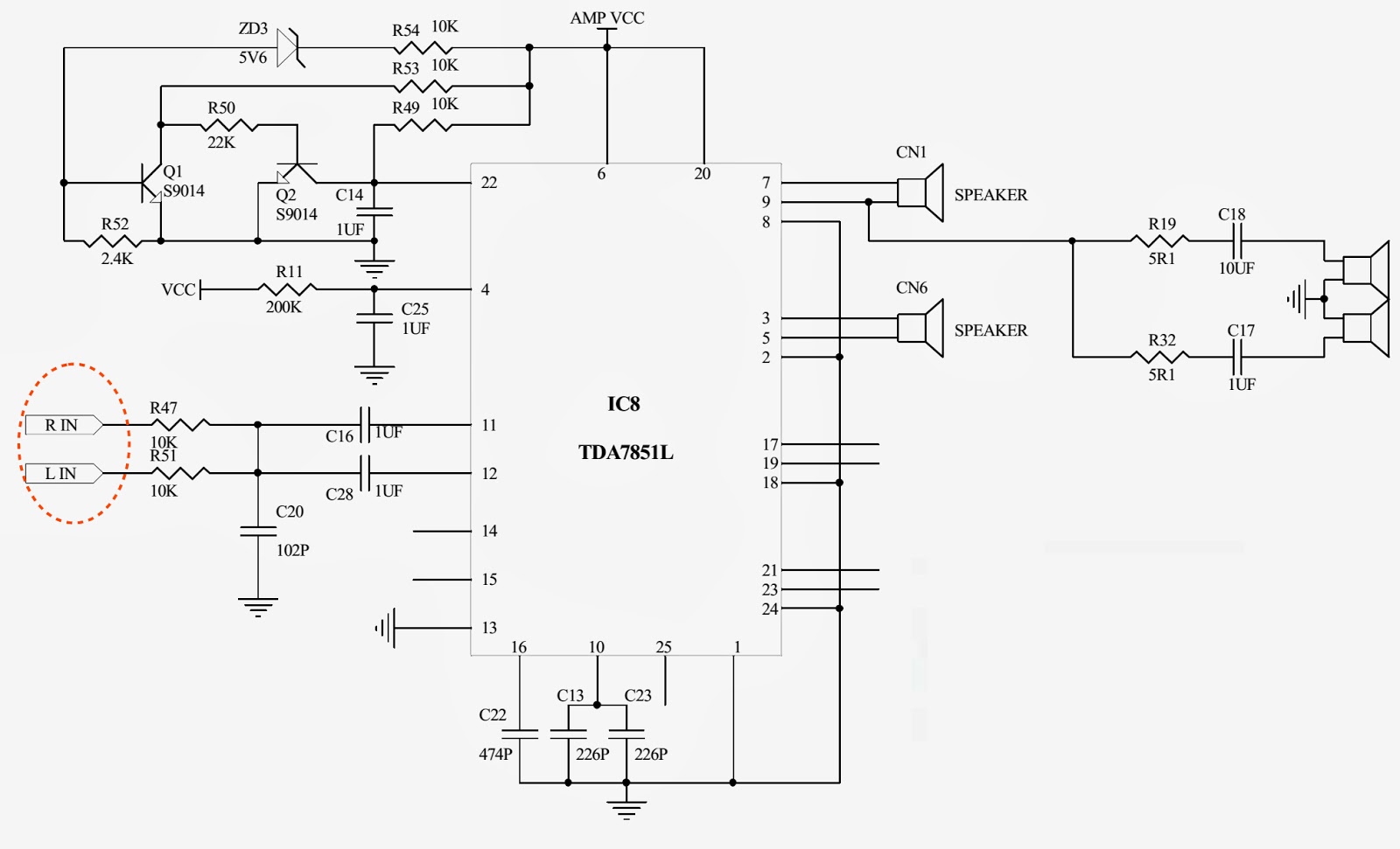 Усилитель 4 канала схема. Tda7851l. Tda7851l схема включения. Усилитель TDA 7851. Тда 7851l схема.