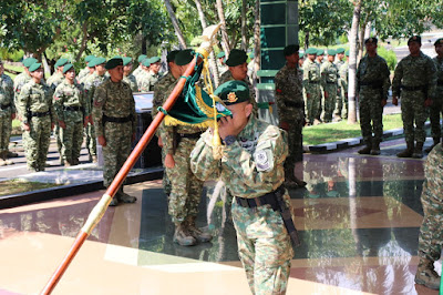 Tradisi Korps Raports Pelepasan Prajurit Yonif Raider 514 Kostrad