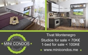 Studios and 1-Beds for sale in Tivat, Montenegro