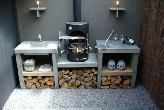 meja dapur cor dengan beton ekspos gambar inspiratif meja dapur cor dengan beton ekspos