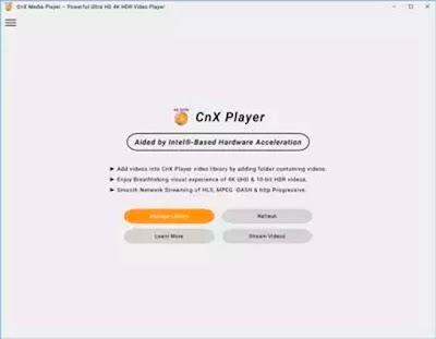 CnX Media Player Pemutar Video 4K HDR Untuk Windows 10 CnX Media Player Pemutar Video 4K HDR Untuk Windows 10